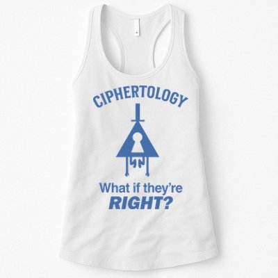 Gravity Falls Ciphertology What If TheyRe Right Womens Tank Top