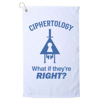 Gravity Falls Ciphertology What If TheyRe Right Golf Towel