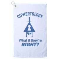 Gravity Falls Ciphertology What If TheyRe Right Golf Towel
