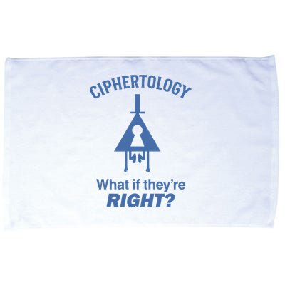 Gravity Falls Ciphertology What If TheyRe Right Microfiber Hand Towel