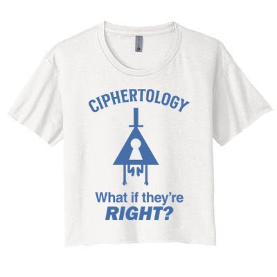 Gravity Falls Ciphertology What If TheyRe Right Crop Top