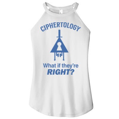 Gravity Falls Ciphertology What If TheyRe Right Women's Perfect Tri Rocker Tank
