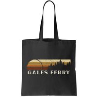 Gales Ferry Ct Vintage Evergreen Sunset Eighties Tote Bag