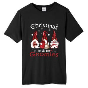 Gnome Family Christmas Shirts For Women Buffalo Plaid Tall Fusion ChromaSoft Performance T-Shirt