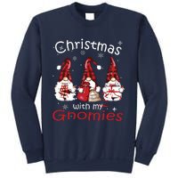 Gnome Family Christmas Shirts For Women Buffalo Plaid Sweatshirt