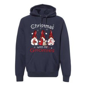 Gnome Family Christmas Shirts For Women Buffalo Plaid Premium Hoodie