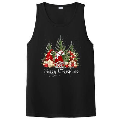 Gnome Family Christmas Buffalo Plaid Merry Christmas PosiCharge Competitor Tank