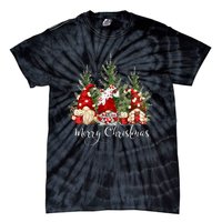 Gnome Family Christmas Buffalo Plaid Merry Christmas Tie-Dye T-Shirt