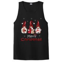 Gnome Family Christmas Buffalo Plaid PosiCharge Competitor Tank