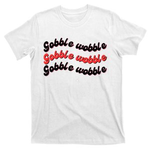 Gobble Funny Cute Turkey Face Cute Turkey Family Thanksgiving Thanksgivings T-Shirt