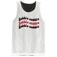 Gobble Funny Cute Turkey Face Cute Turkey Family Thanksgiving Thanksgivings Mesh Reversible Basketball Jersey Tank