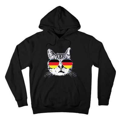 German Flag Cat Heritage Pride Germany Oktoberfest Hoodie