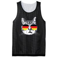 German Flag Cat Heritage Pride Germany Oktoberfest Mesh Reversible Basketball Jersey Tank