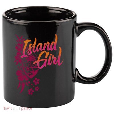 Guam Flower Chamorrita Guam Island Guaian Chamorro Gift 11oz C Handle Ceramic Mug