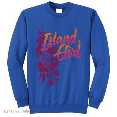 Guam Flower Chamorrita Guam Island Guaian Chamorro Gift Tall Sweatshirt
