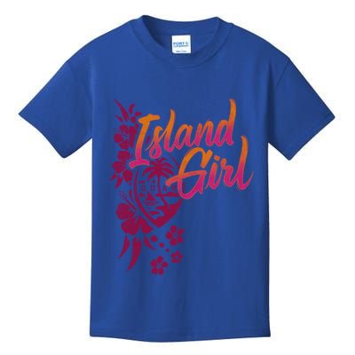 Guam Flower Chamorrita Guam Island Guaian Chamorro Gift Kids T-Shirt