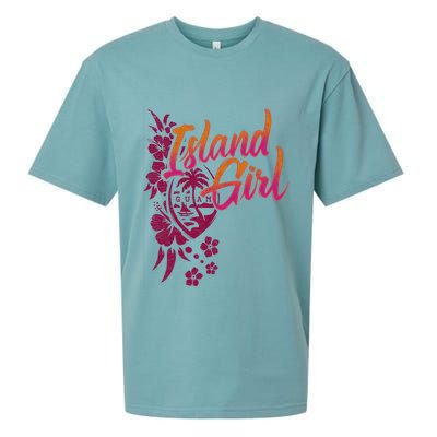 Guam Flower Chamorrita Guam Island Guaian Chamorro Gift Sueded Cloud Jersey T-Shirt