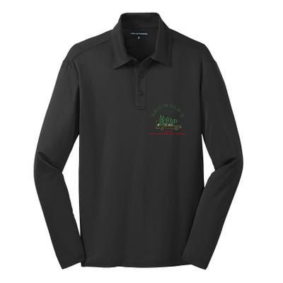 Griswold's Family Christmas Classic Silk Touch Performance Long Sleeve Polo