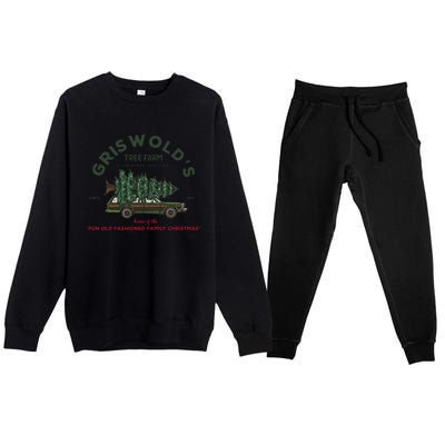 Griswold's Family Christmas Classic Premium Crewneck Sweatsuit Set