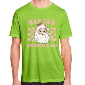 Groovy Funny Christmas Holiday Santas Favorite Ho Gift Adult ChromaSoft Performance T-Shirt