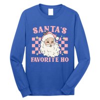 Groovy Funny Christmas Holiday Santas Favorite Ho Gift Long Sleeve Shirt