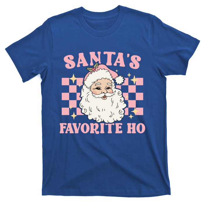 Groovy Funny Christmas Holiday Santas Favorite Ho Gift T-Shirt