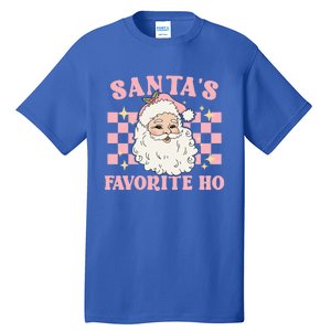 Groovy Funny Christmas Holiday Santas Favorite Ho Gift Tall T-Shirt