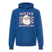 Groovy Funny Christmas Holiday Santas Favorite Ho Gift Premium Hoodie