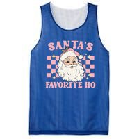 Groovy Funny Christmas Holiday Santas Favorite Ho Gift Mesh Reversible Basketball Jersey Tank