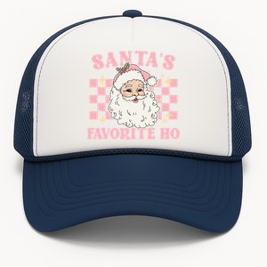 Groovy Funny Christmas Holiday Santas Favorite Ho Gift Trucker Hat