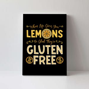 Gluten Free Celiac Disease Nutritional Plan Intolerance Gift Canvas