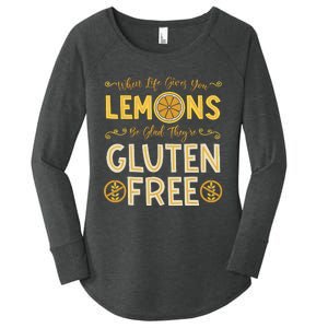 Gluten Free Celiac Disease Nutritional Plan Intolerance Gift Women's Perfect Tri Tunic Long Sleeve Shirt