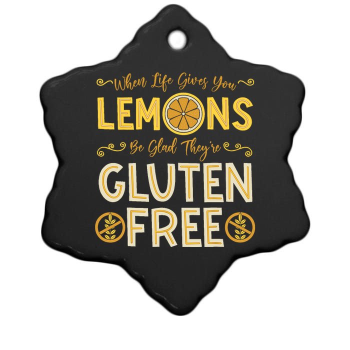 Gluten Free Celiac Disease Nutritional Plan Intolerance Gift Ceramic Star Ornament