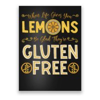 Gluten Free Celiac Disease Nutritional Plan Intolerance Gift Poster