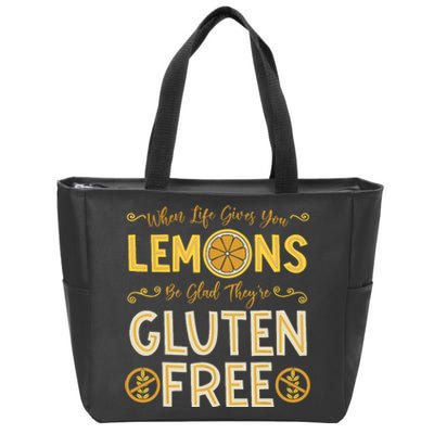 Gluten Free Celiac Disease Nutritional Plan Intolerance Gift Zip Tote Bag