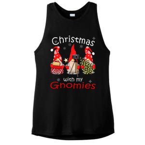 Gnome Family Christmas Gnomies Xmas Ladies PosiCharge Tri-Blend Wicking Tank