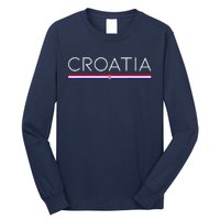 Gift For Croatian Croatia Gift Croatia Flag Croatia Long Sleeve Shirt