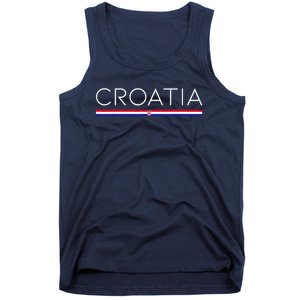 Gift For Croatian Croatia Gift Croatia Flag Croatia Tank Top