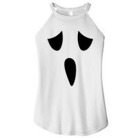 Ghost Face Costume Funny Kids Halloween Outfit Ghoul Face Women’s Perfect Tri Rocker Tank