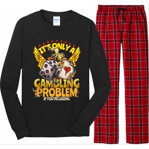 Gambler Funny Casino Gambling Poker Player Long Sleeve Pajama Set