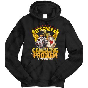 Gambler Funny Casino Gambling Poker Player Tie Dye Hoodie