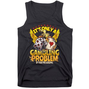 Gambler Funny Casino Gambling Poker Player Tank Top