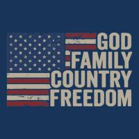 God Family Country Freedom 4th July USA Flag Christian 16 in Basic Backpack