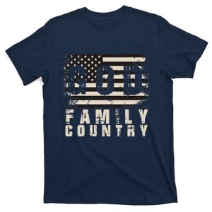 God Family Country Patriotic Memorial Day T-Shirt