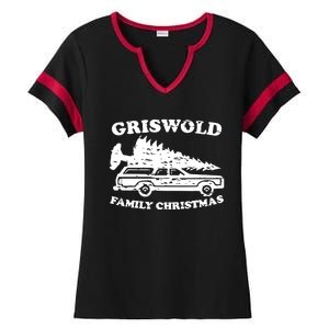 Griswold Family Christmas Ladies Halftime Notch Neck Tee