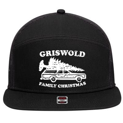 Griswold Family Christmas 7 Panel Mesh Trucker Snapback Hat