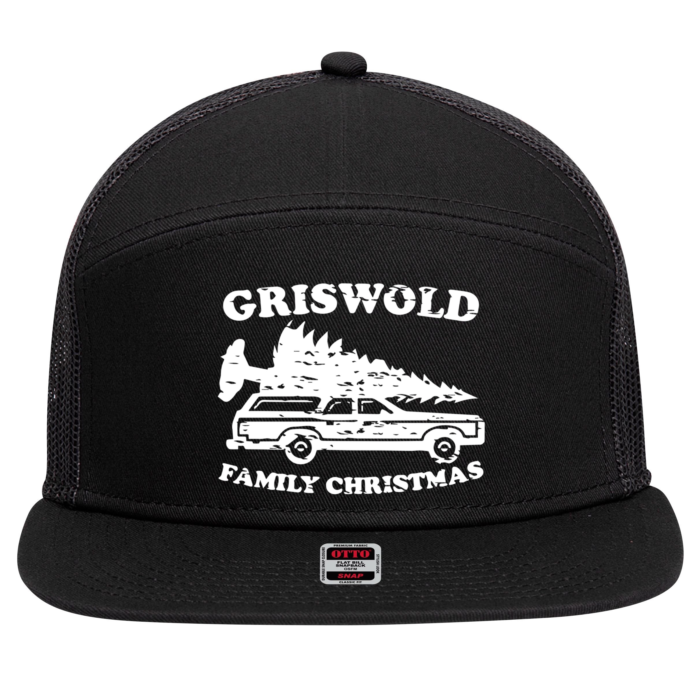 Griswold Family Christmas 7 Panel Mesh Trucker Snapback Hat