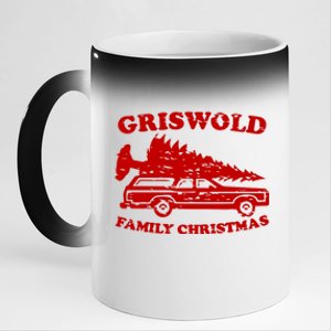 Griswold Family Christmas 11oz Black Color Changing Mug