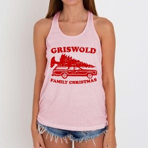 Griswold Family Christmas Women's Knotted Racerback Tank