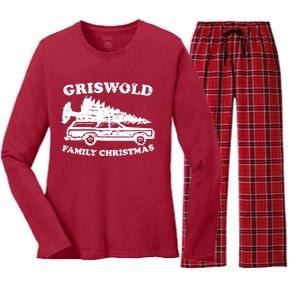 Griswold Family Christmas Women's Long Sleeve Flannel Pajama Set 